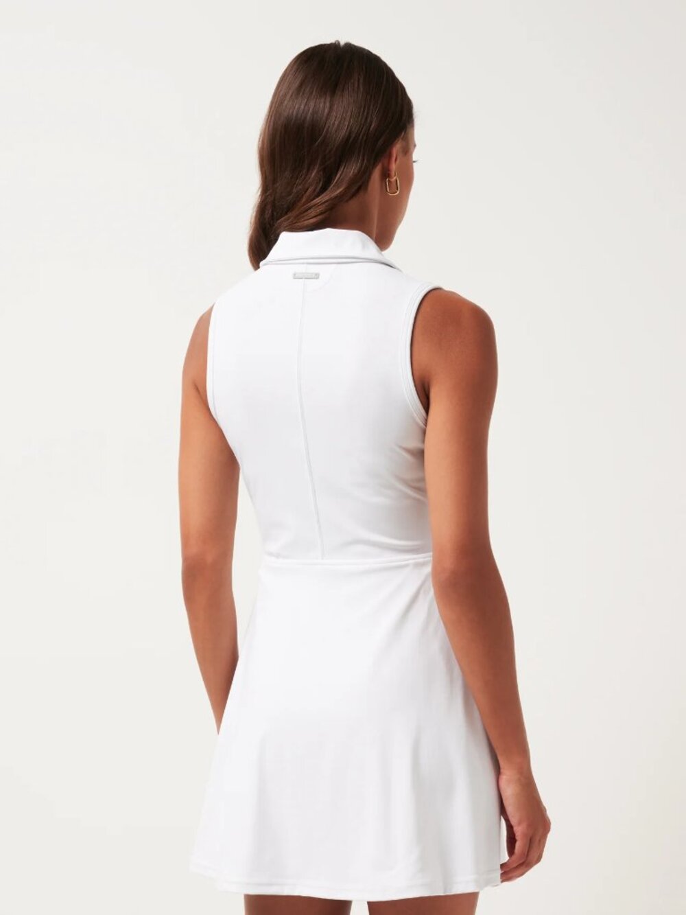 NWT TravisMathew Women’s MoveKnit Sleeveless Zip Dress White Size S Golf - Picture 2 of 14
